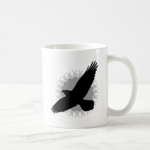 Taza De Café Raven en vuelo