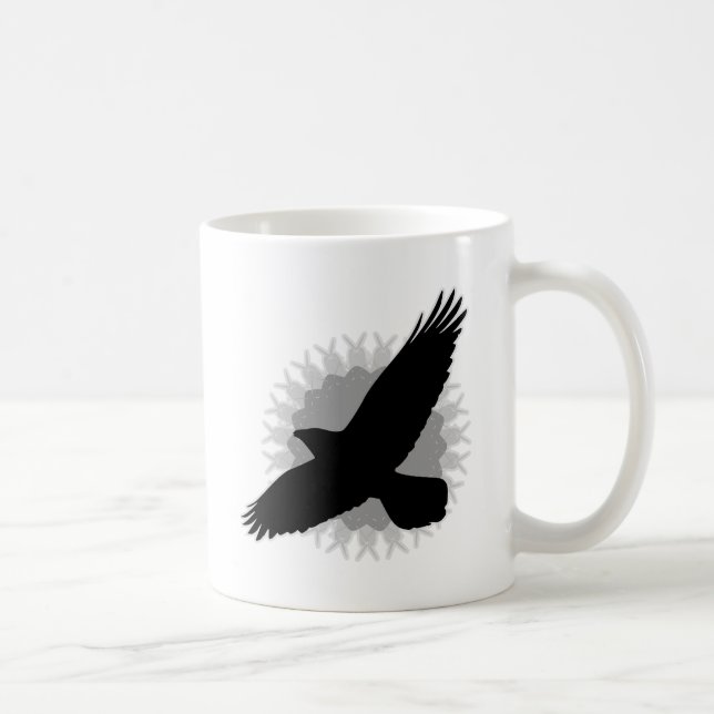 Taza De Café Raven en vuelo (Derecha)