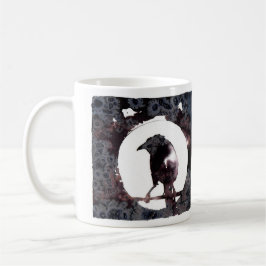 Taza De Café Raven Moon (sólo delante)