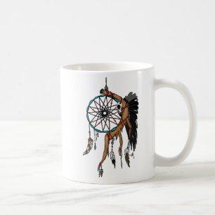 Taza De Café Raven Spirit Dreamcatcher