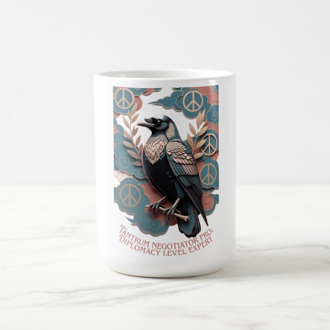 Taza De Café Raven Tantrum Mediator T Shirt (Centro)
