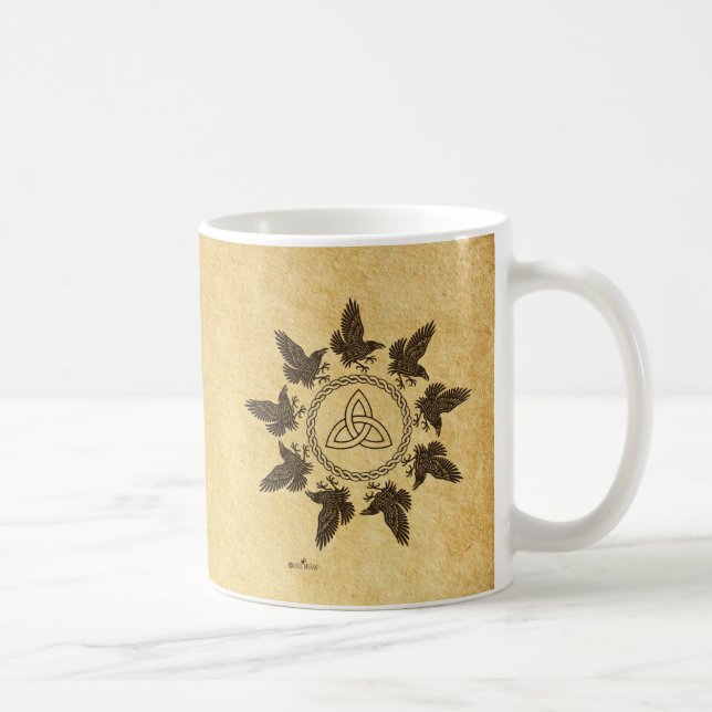 Taza De Café Ravens Circle Dance (Derecha)