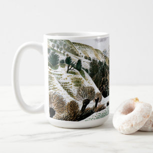 Taza De Café Ravilismo - Nieve de Año Nuevo, arte fino