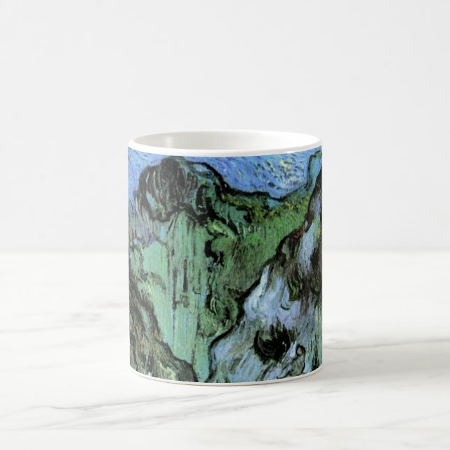 Taza De Café Ravine de Les Peiroulets por Vincent van Gogh (Centro)