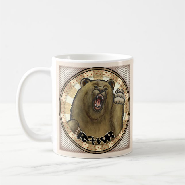 Taza De Café Rawr Bear (Izquierda)