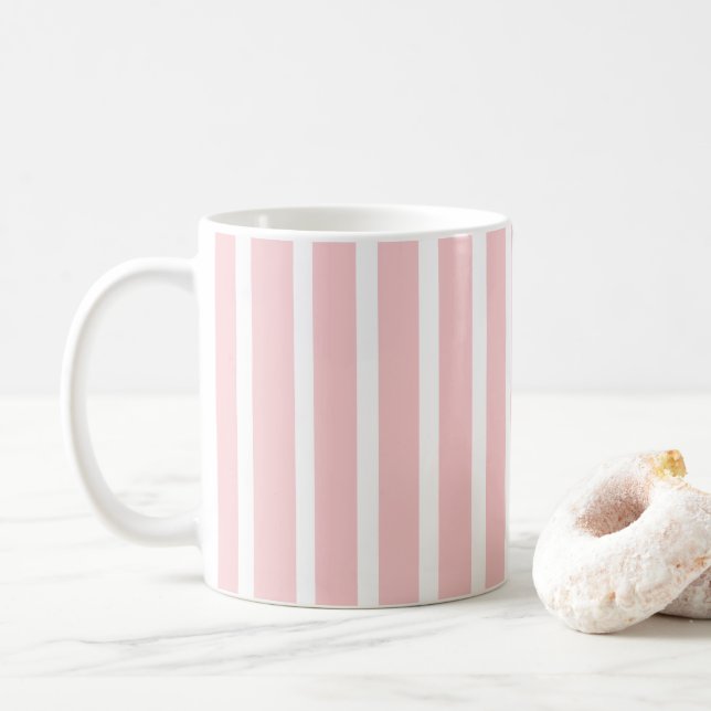 Taza De Café Raya Rosa Femenina (Con donut)