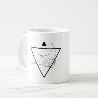 Taza De Café Rayado Manta Ray Mug
