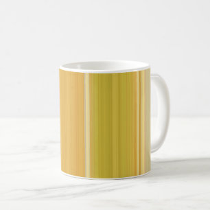 Taza De Café Rayas Amarillas Soleadas