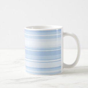 Taza De Café Rayas azules bebes