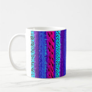 Taza De Café Rayas azules y puntos A5