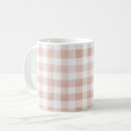 Taza De Café Rayas Blancas Rosadas