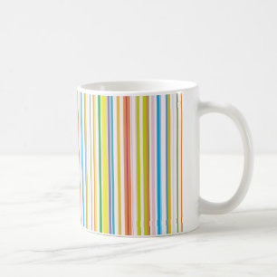 Taza De Café Rayas coloreadas multi