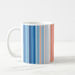 Taza De Café Rayas de calentamiento 1901-2020 — México