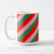 Rayas de caramelo de Navidad contemporáneas