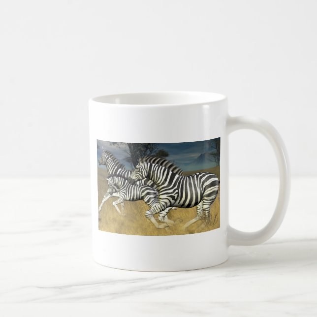 Taza De Café Rayas de Carreras - Cebra (Derecha)