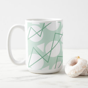 Taza De Café Rayas de cheurón geométricas