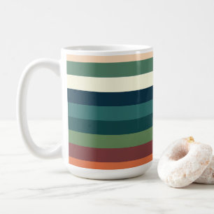 Taza De Café Rayas de color