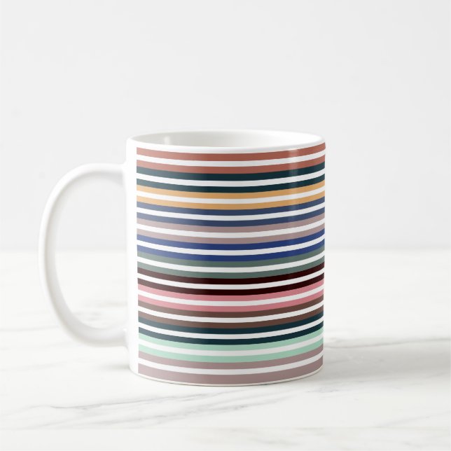 Taza De Café Rayas de colores (Izquierda)