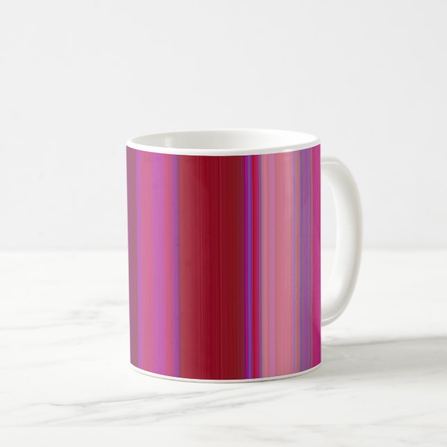 Taza De Café Rayas de Dulce Caramelo (Anverso derecho)