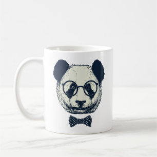 Taza De Café Rayas de la panda