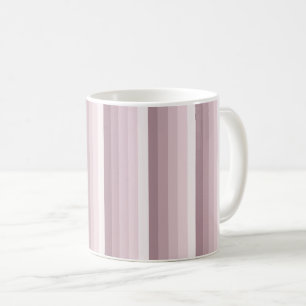 Taza De Café rayas de sombra de cuarzo Rosa