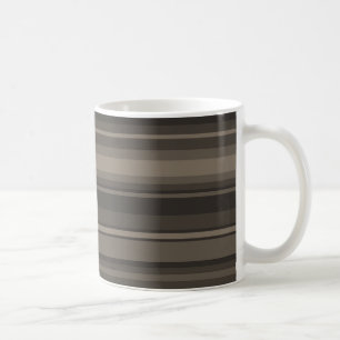 Taza De Café Rayas de taupe