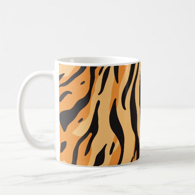 Taza De Café Rayas de Tigre (Izquierda)