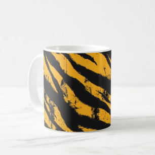 Taza De Café Rayas de Tigre Clásico Urbano