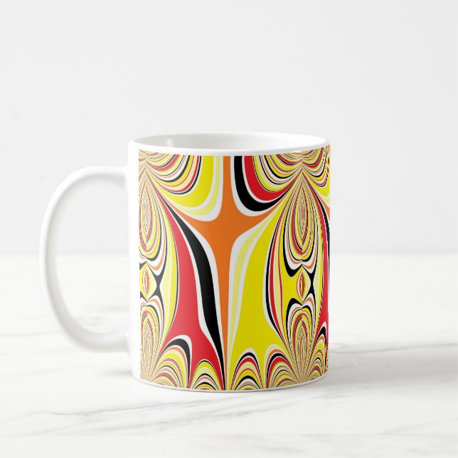 Taza De Café rayas de verano mugre (Izquierda)