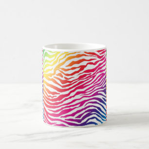 Taza De Café Rayas del arco iris