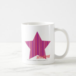 Taza De Café Rayas finas púrpura 3
