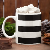 Rayas horizontales en blanco y negro