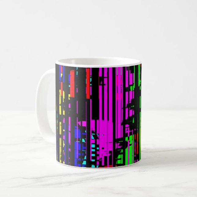 Taza De Café Rayas Locos (Anverso izquierdo)