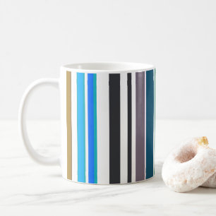 Taza De Café Rayas Modernas de Moda