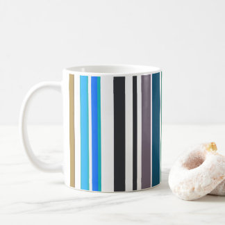 Taza De Café Rayas Modernas de Moda