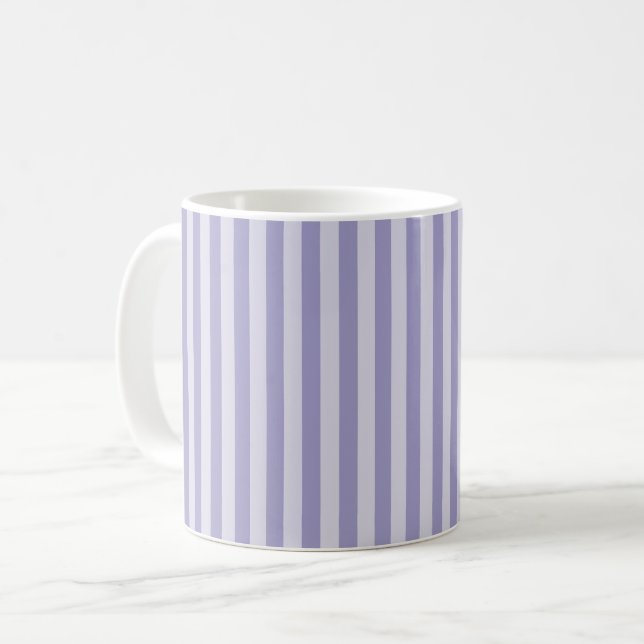Taza De Café Rayas Moradas (Anverso izquierdo)