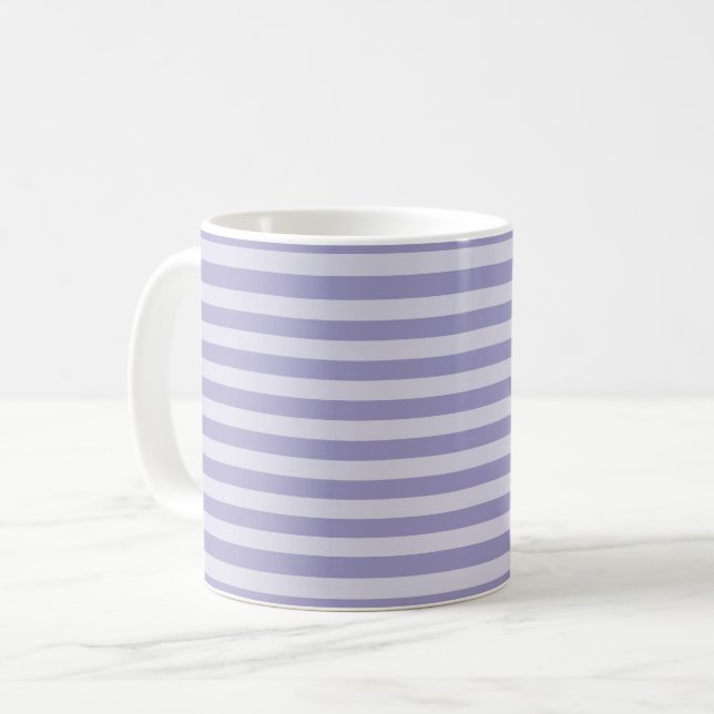Taza De Café Rayas Moradas (Anverso izquierdo)