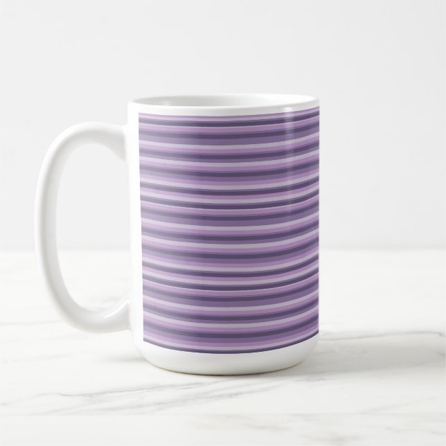 Taza De Café Rayas moradas (Izquierda)