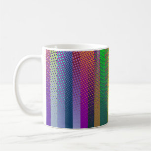 Taza De Café Rayas punteadas Color del patrón + sus ideas