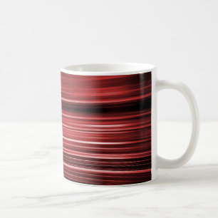 Taza De Café Rayas rojas