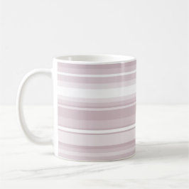 Taza De Café rayas rosadas de cuarzo Rosa