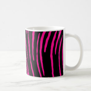 Taza De Café Rayas rosadas del tigre
