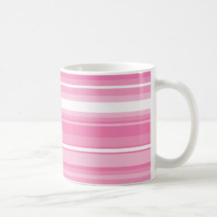 Taza De Café Rayas rosas