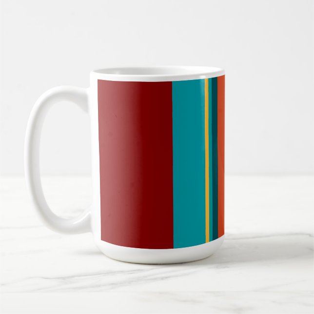 Taza De Café Rayas suroeste 24 (Izquierda)