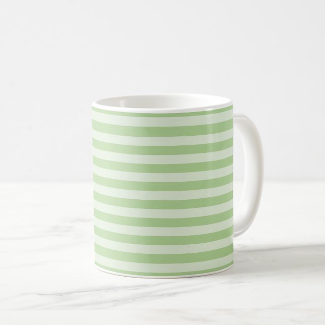 Taza De Café Rayas verdes (Anverso derecho)