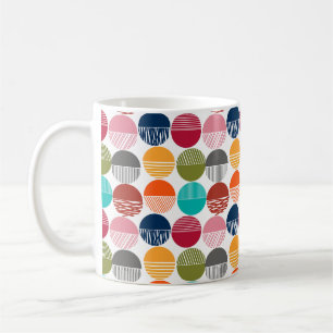 Taza De Café Rayas y colores sólidos más grandes