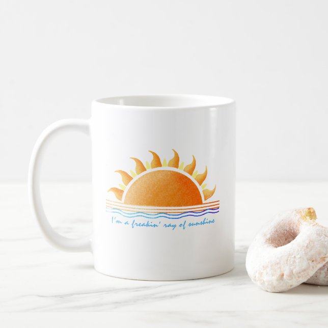 Taza De Café Rayo de sol helado (Con donut)
