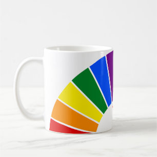 Taza De Café RAYOS DEL BOTÓN DE LA BANDERA DE LLUVIA + tu signo