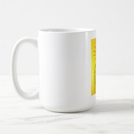 Taza De Café Rayos dorados atravesando una piña grande 