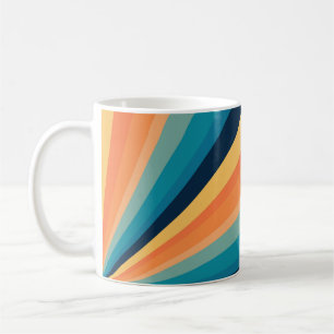 Taza De Café Rayos solares retro